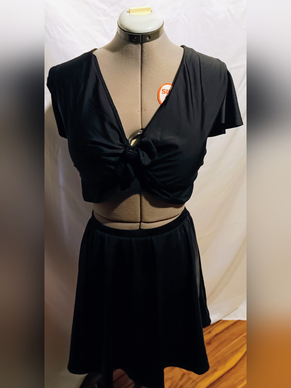 🥬Torrid Black Two-Piece Swim Set – Size 3 - Picture 2 of 8
